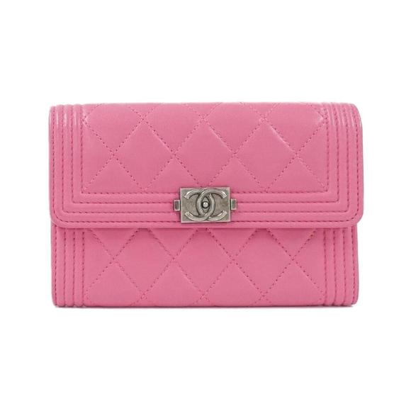 CHANEL Pink Wallet - Picture 1 of 10